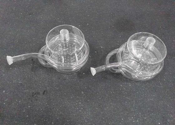 China Van de het Laboratoriumreactor van het kwartsglas Type van de Flessen het Hoge Chemische Prestaties met Spiraalvormige Buis leverancier