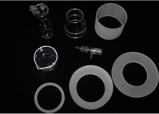 China De naar maat gemaakte Producten van het Kwartsglas/Kwarts die Fles voor Laboratorium kristalliseren leverancier