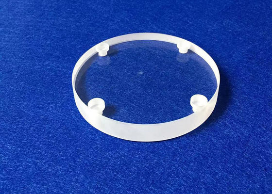China Geboord Kiezelzuurglas om Schijf/Gesmolten die Kwartsschijf met Gaten wordt aangepast leverancier