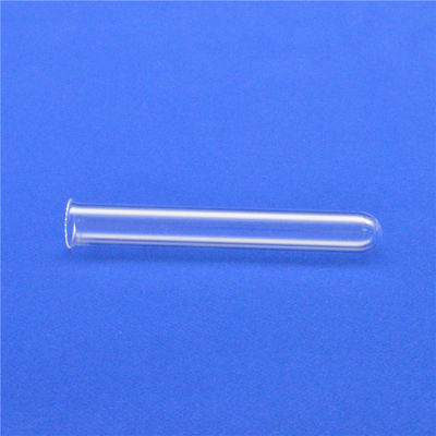 China Douane Één Beëindigen sloot de Gesmolten Reageerbuis van het Kwartsglas Om Bodemtype met Lip leverancier