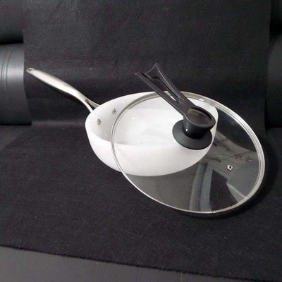 China 99.99% het Kwartsproducten van de zuiverheidsdouane, de Melkachtige Witte Pan van het Kwartsglas leverancier