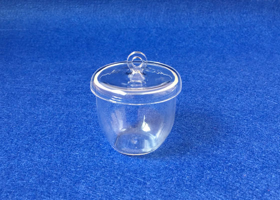 De transparante Smeltkroes van het Kwartsglas met Facultatieve Dekkings Diverse Volumes leverancier