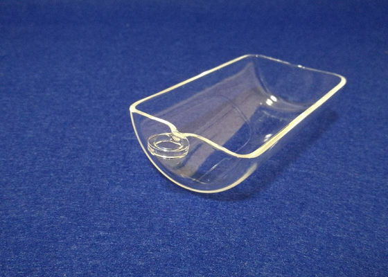 De Verbrandingsboten van het kwartsglas/Gesmolten Kiezelzuurboot Naar maat gemaakt met Ring leverancier