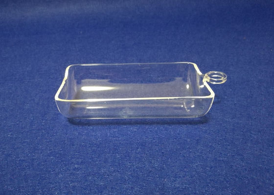 De Verbrandingsboten van het kwartsglas/Gesmolten Kiezelzuurboot Naar maat gemaakt met Ring leverancier
