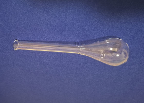 Gepersonaliseerd Gesmolten Kwarts Labware/de Fles 100ML van Kjeldahl met Lange Hals leverancier