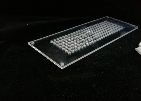 Duidelijke Optische het Vensterplaat van het Kwartsglas met Gaten JGS2 Standaard leverancier