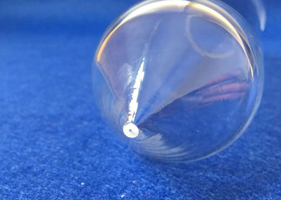 Het Glassmeltkroes van het laboratoriumgebruik Gesmolten Kwarts met een Prik bij de Bodem leverancier