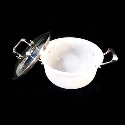 99.99% het Kwartsproducten van de zuiverheidsdouane, de Melkachtige Witte Pan van het Kwartsglas leverancier