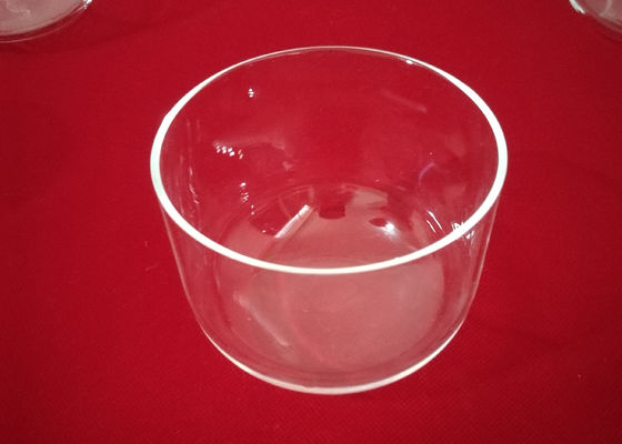 De Leveringsglaswerk 99,995% SiO2 Gesmolten Kwartsglas Labware/Smeltkroes van kwartslabware met/zonder Flens leverancier