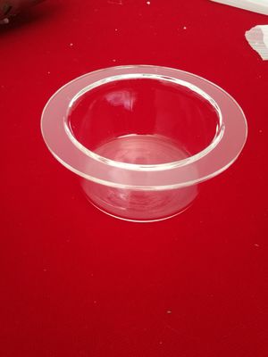 De Leveringsglaswerk 99,995% SiO2 Gesmolten Kwartsglas Labware/Smeltkroes van kwartslabware met/zonder Flens leverancier