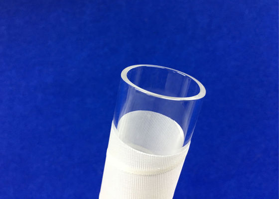 PECVD smolt OD 30 mm-Kwartsglazen buis met Witte 3M-Vezel die in Zonne de Industrieweerstand Op hoge temperatuur wordt gebruikt leverancier