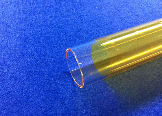 PECVD smolt OD 30 die mm-Kwartsglazen buis met Gele die 3M-Vezel wordt behandeld in Photocoltaic-Met een laag bedekte de Industrie wordt gebruikt leverancier